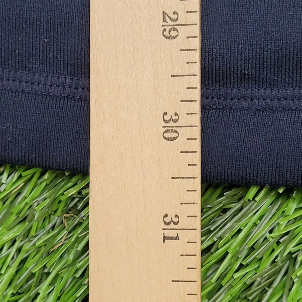 ADIDAS 1/4 Zip Sweater XL 25x30 Navy-Blue Climawarm